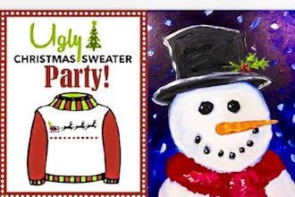 Snowman Ugly Sweater Paint Nite
